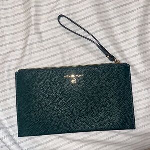 Michael Kors Green Wristlet